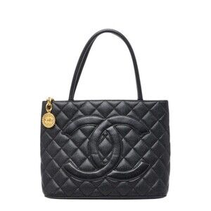 CHANEL Matelasse Coco Mark Reissue Tote Shoulder Bag/Handbag A01804 Gold Hard...